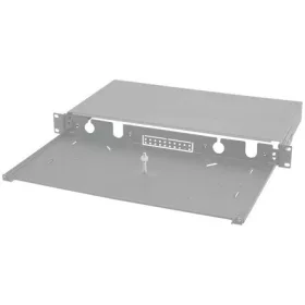   Logilink Fibre Optic Patch Panel 19"/1U, Sliding Type, grey, empty