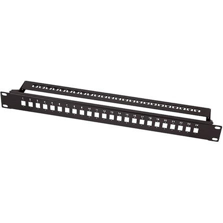 Logilink 19" száloptikai panel 24 os LC Duplex vagy SC egyoldalas adapterhez