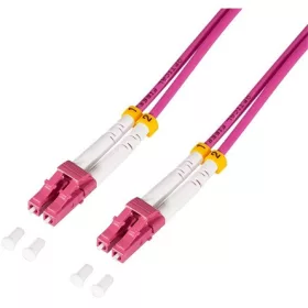   Logilink Acél páncélozott szálas patch kábel OM4, Duplex LC/UPC - LC/UPC, 7,5 m