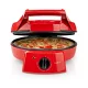 Nedis FCPM100FRD pizza- és grillsütő ,30 cm ,Állítható hőmérséklet-szabályozás ,1800 W