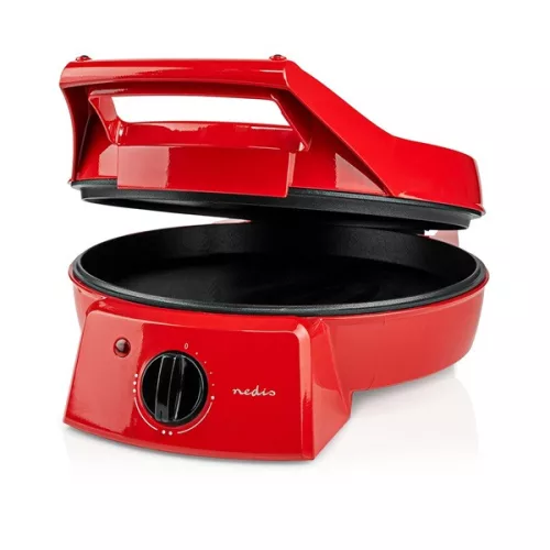 Nedis FCPM100FRD pizza- és grillsütő ,30 cm ,Állítható hőmérséklet-szabályozás ,1800 W