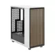 FRACTAL DESIGN Ház Midi ATX North Tápegység nélkül, Fehér Üvegfalú