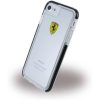 Ferrari iPhone 7 átlátszó fényes fekete tok