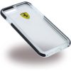 Ferrari iPhone 7 átlátszó fényes fekete tok