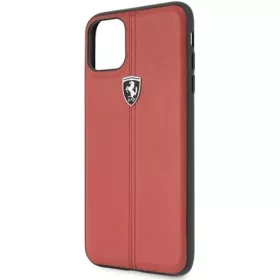 Ferrari Heritage iPhone XR kemény csikos piros tok