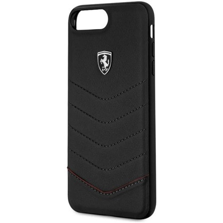 Ferrari Heritage iPhone XR tüzdelt valódi bőr kemény fekete tok