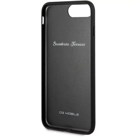 Ferrari Heritage iPhone XR tüzdelt valódi bőr kemény fekete tok