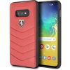 Ferrari Heritage Samsung S10 Lite tűzdelt bőr kemény piros tok