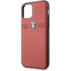 FERRARI Off Track iPhone 11 Pro piros szemcsés bőrtok