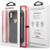 Ferrari SF Racing Shield Iphone XR nyomott karbon hatású fekete tok