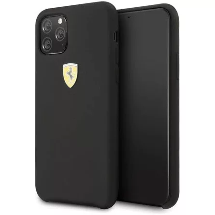 Ferrari iPhone XS MAX SF szilikon fekete tok