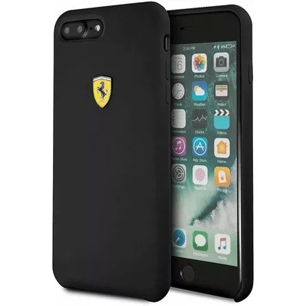 Ferrari iPhone 8 Plus SF szilikon fekete tok