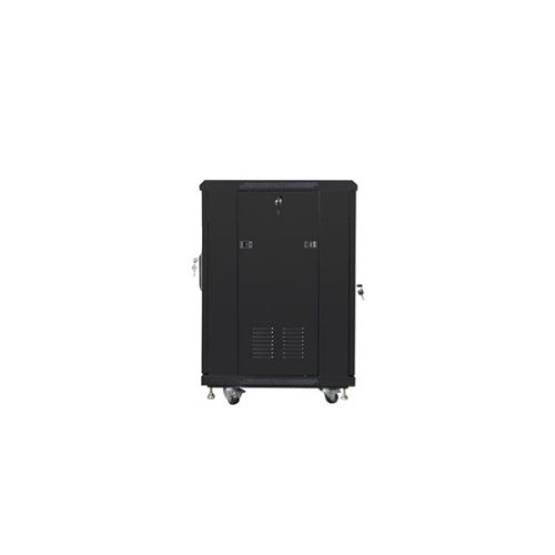 Lanberg 19" szabadon álló rack szekrény 15U/600X600 lapraszerelt, fekete