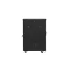 Lanberg 19" szabadon álló rack szekrény 22U/600X800 perforált ajtó, lapraszerelt, fekete