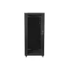 Lanberg 19" szabadon álló rack szekrény 27U/600X800 lapraszerelt, fekete