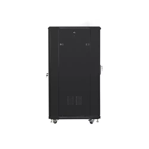 Lanberg 19" szabadon álló rack szekrény 27U/600X800 lapraszerelt, fekete