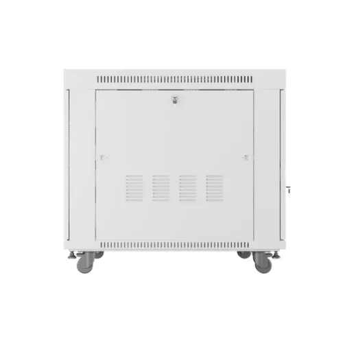 Lanberg 19" szabadon álló rack szekrény 15U/800X1000 perforált ajtó, lapraszerelt, LCD kijelző, szürke