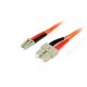 StarTech LC -> SC  M/M adatkábel 1m 62.5/125 Duplex narancssárga