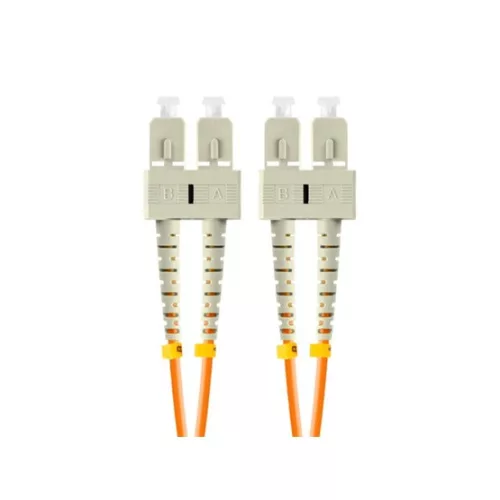 Lanberg Optikai patch MM SC/UPC-SC/UPC duplex 5m LSZH OM2 50/125 3.0mm narancssárga