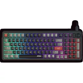   MSI FORGE GK110 USB-C magyar gaming membrán billentyűzet fekete-szürke