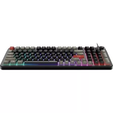 MSI FORGE GK110 USB-C magyar gaming membrán billentyűzet fekete-szürke