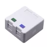 Walisec Keystone fali aljzat - FP-SB01-2 (2 port, Cat5e/Cat6/Cat6A, árnyékolatlan, fehér)