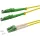 LogiLink LSH duplex -> LC/APC duplex M/M adatkábel 1m sárga OS2, 9/125µ