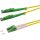 LogiLink LSH duplex -> LC/APC duplex M/M adatkábel 10m sárga 9/125µ OS2