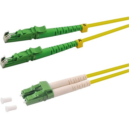 LogiLink LSH duplex -> LC/APC duplex M/M adatkábel 10m sárga 9/125µ OS2