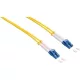 LogiLink LC/UPC duplex -> LC/UPC duplex M/M adatkábel 20m sárga OS2, 9/125µ