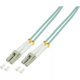   LogiLink LC/UPC duplex -> LC/UPC duplex M/M adatkábel 50m türkiz OM3, 50/125µm