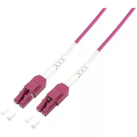   LogiLink Uniboot LC/UPC duplex -> LC/UPC duplex M/M adatkábel 2m rózsaszín OM4, 50/125µ