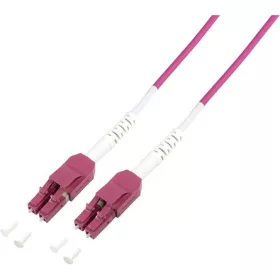   LogiLink LC/UPC duplex -> LC/UPC duplex M/M adatkábel 5m rózsaszín OM4, 50/125µ