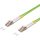 LogiLink LC/UPC duplex -> LC/UPC duplex M/M adatkábel 20m zöld OM5, 50/125µ