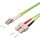 LogiLink LC/UPC duplex -> SC/UPC duplex M/M adatkábel 3m zöld OM5, 50/125µ