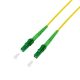 LogiLink LC/APC -> LC/APC M/M adatkábel 0.5m sárga OS2, 9/125µm