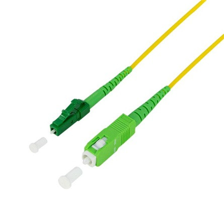 LogiLink LC/APC -> SC/APC M/M adatkábel 15m sárga OS2, 9/125µm