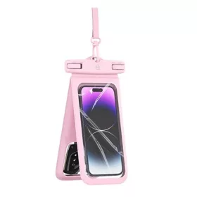   USAMS vízhatlan/vízálló tok, AQUA univerzális, 7" méret, RÓZSASZÍN