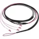 LogiLink U-DQ(ZN)BH 4db LC/UPC -> 4db LC/UPC M/M adatkábel 50m fekete 50/125µ, OM4