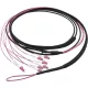 LogiLink Fiber trunk U-DQ(ZN)BH 8db LC/UPC -> 8db LC/UPC M/M adatkábel 60m fekete OM4 50/125µ