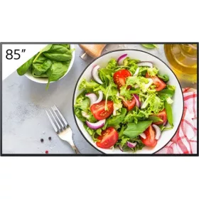   SONY Bravia 24/7 FW-85BZ35L 85" professzionális LCD kijelző, Android TV, 3840x2160, 16:9, 550 cd/m2, 4xHDMI/2xUSB/WIFI