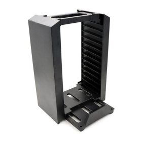   FROGGIEX PS4 Kiegészítő Töltő állomás + Játék tartó Fekete, FX-P4-C1-B