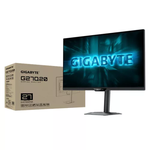 GIGABYTE LED Monitor IPS 27" G27Q20 2560x1440, 2xHDMI/Displayport/2xUSB