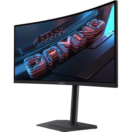 GIGABYTE Ívelt VA LED Monitor 34" G34WQC2 3440x1440, 2xHDMI/2xDisplayport