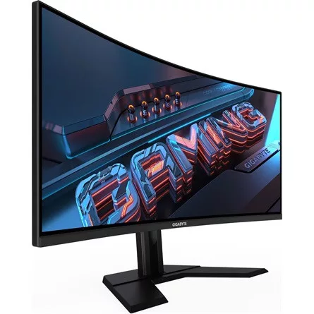 GIGABYTE Ívelt VA LED Monitor 34" G34WQCP 3440x1440, 2xHDMI/2xDisplayport