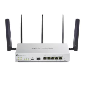  TP-LINK Vezetékes AX3000 VPN router Router 1xSFP/WAN(1000Mbps) + 1xWAN(1000Mbps) + 4xLAN(1000Mbps) Omada Pro, G36W-4G