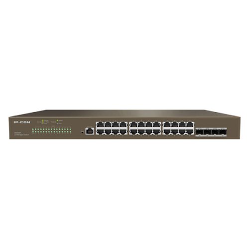 IP-COM Switch Vezérelhető - G5328F (24x1Gbps; 4x SFP; 1x console port; L3)