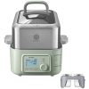 BUYDEEM Multi function Digital Food Steamer, model G564, color Cozy Greenish, EU