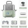 BUYDEEM Multi function Digital Food Steamer, model G564, color Cozy Greenish, EU