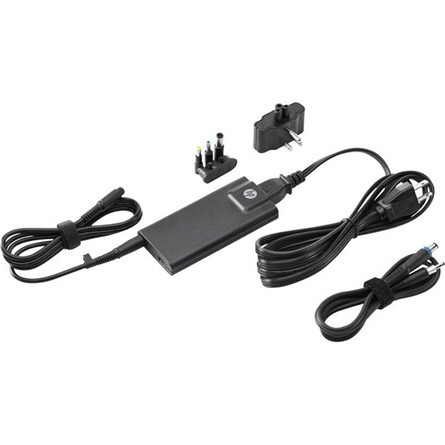 HP Slim 90W notebook hálózati töltő adapter (3-tip + USB)